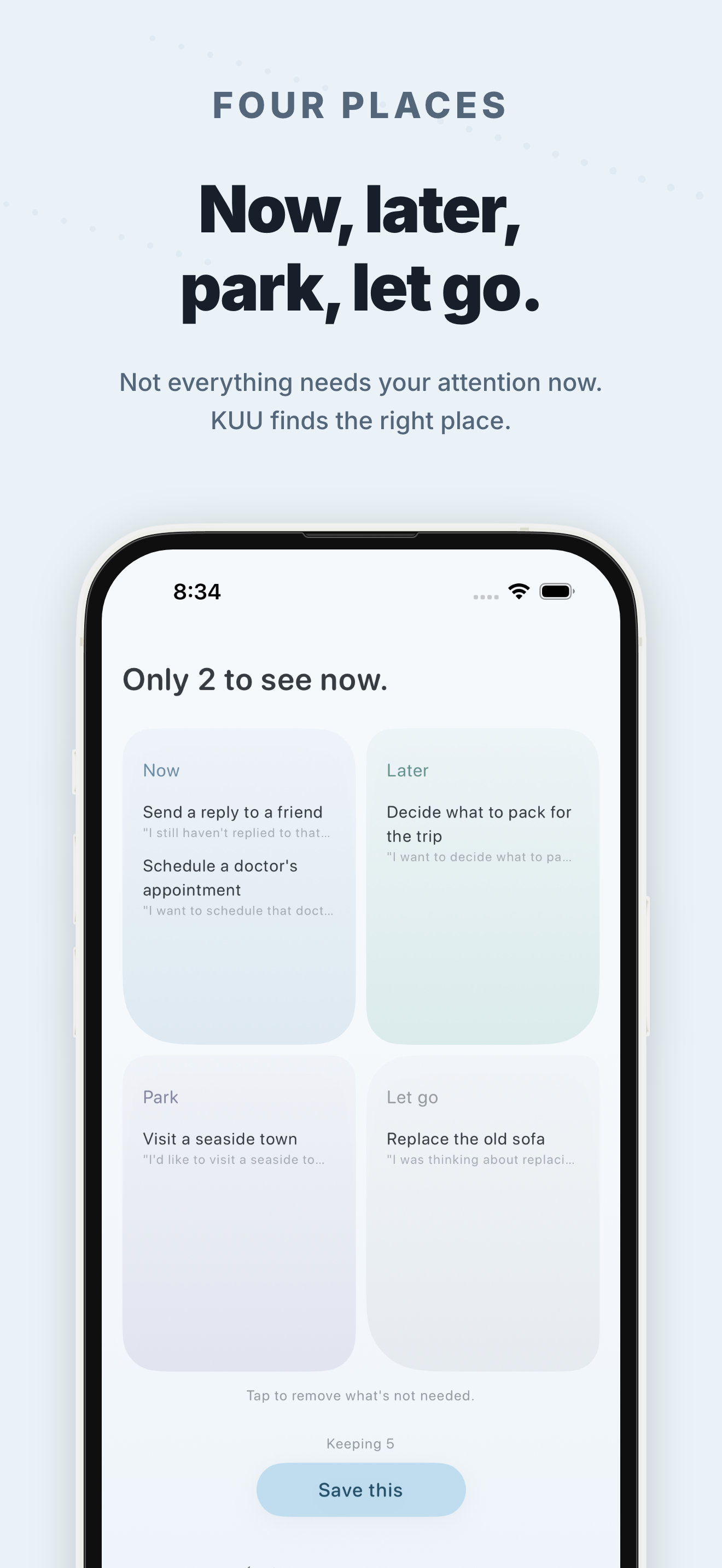 KUU app screen 4