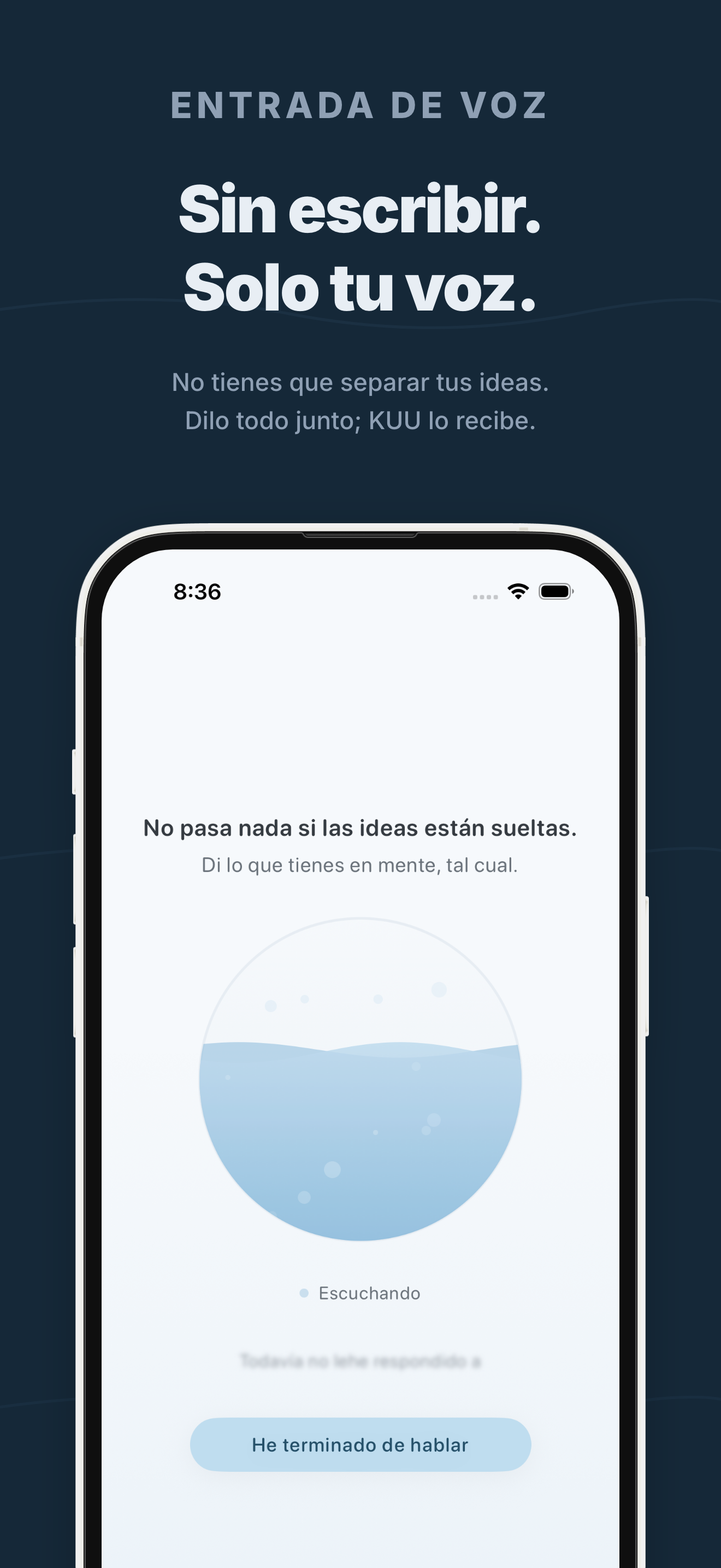 Pantalla de KUU 2