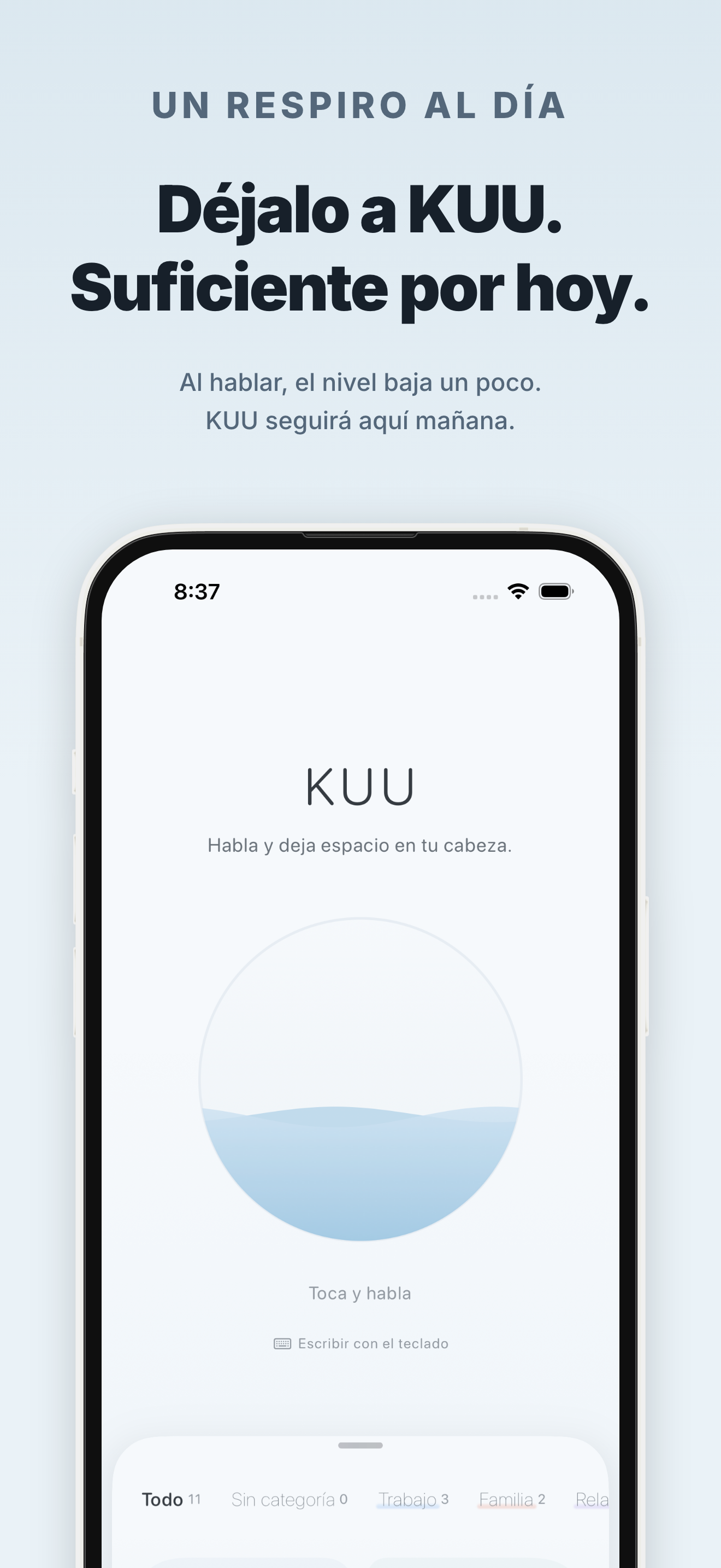 Pantalla de KUU 8