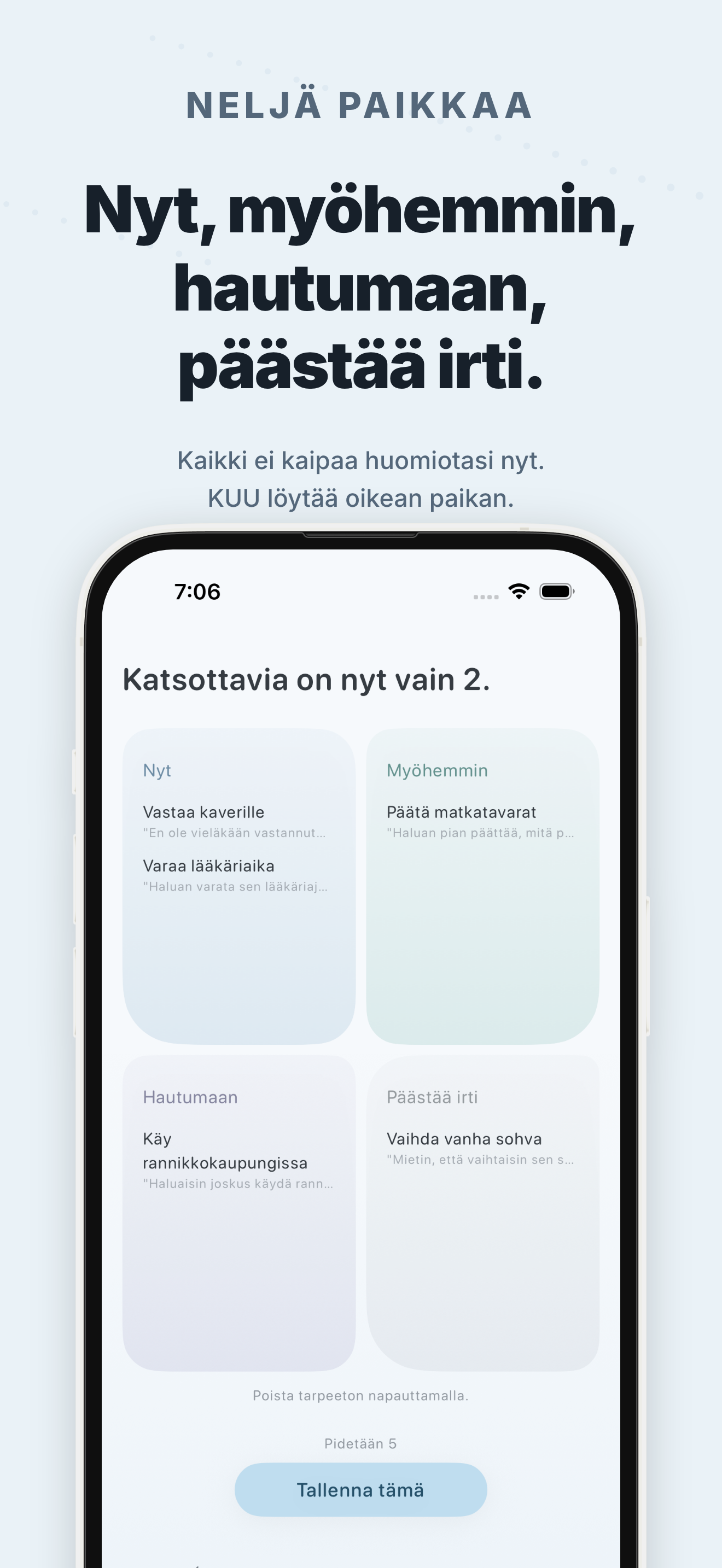 KUU-sovelluksen näkymä 4