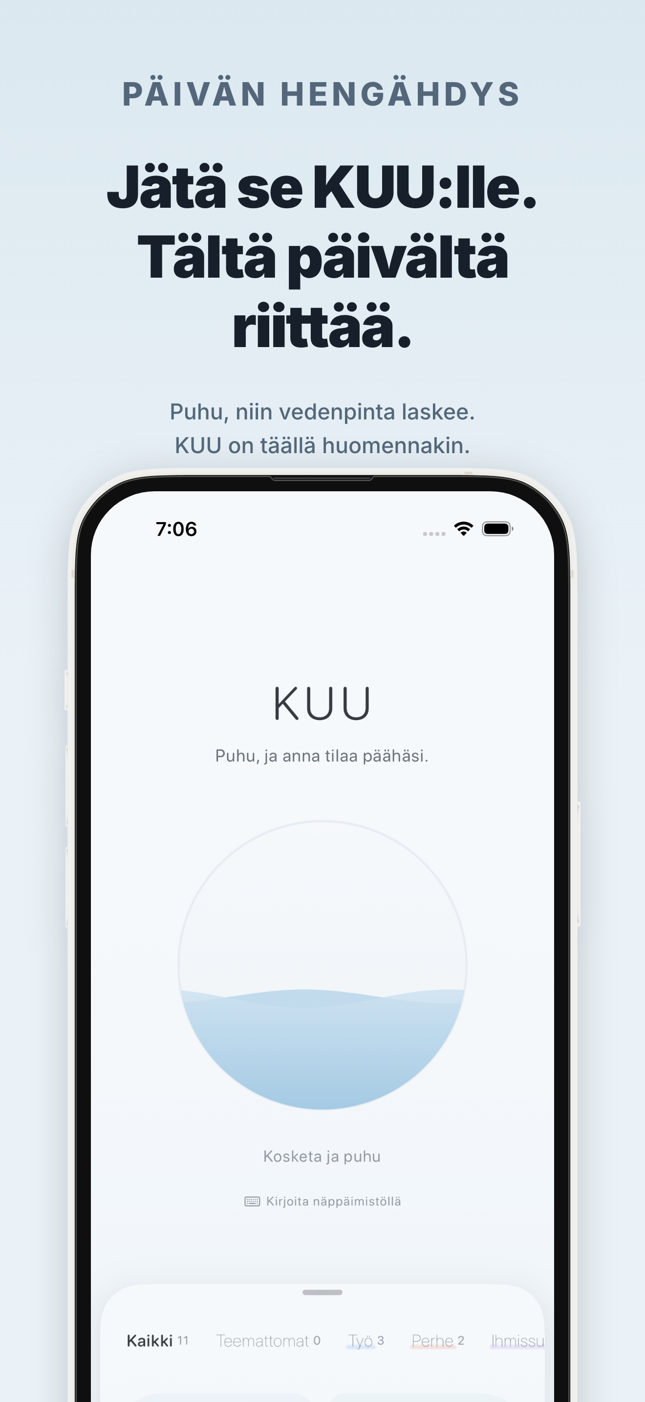 KUU-sovelluksen näkymä 8