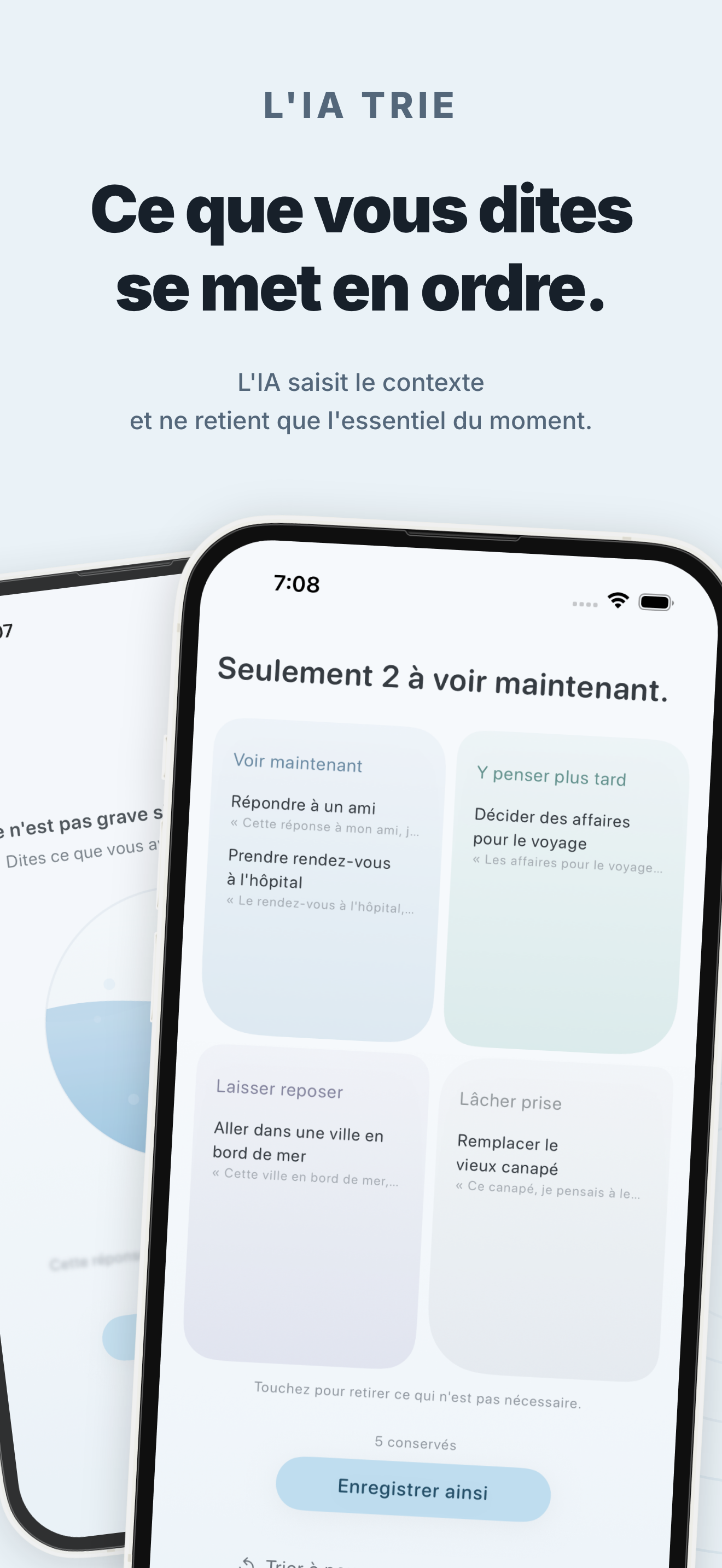 Écran de l'application KUU 3