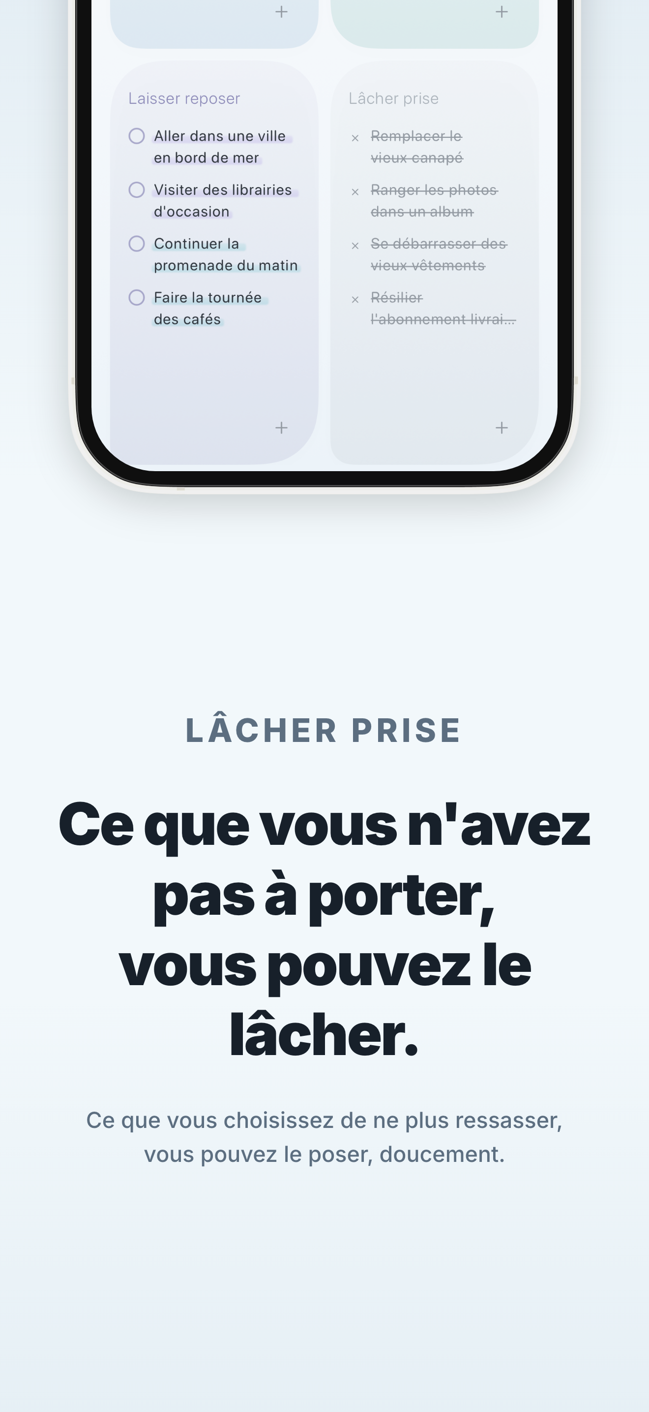 Écran de l'application KUU 6