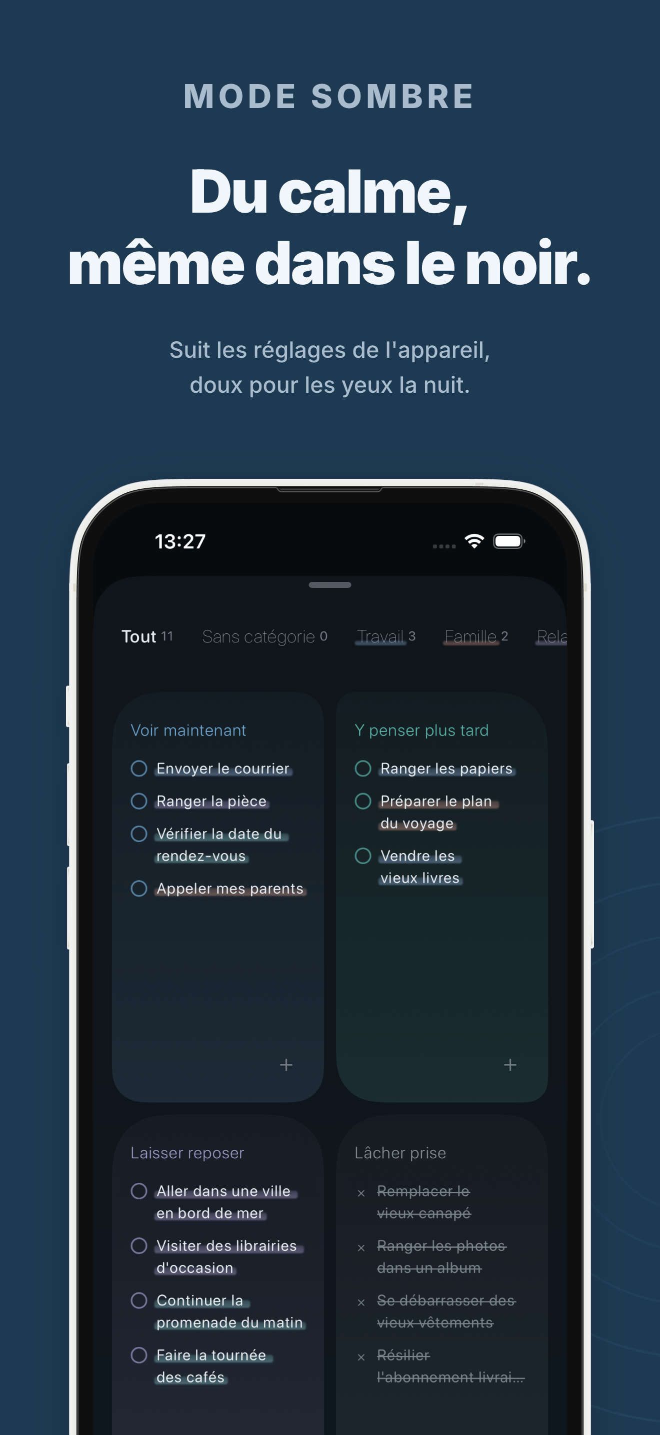 Écran de l'application KUU 9