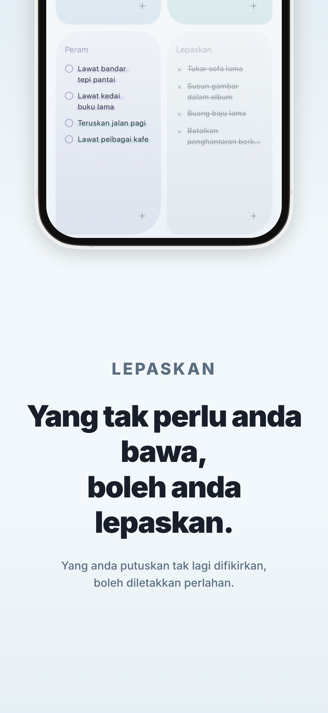 Skrin aplikasi KUU 6