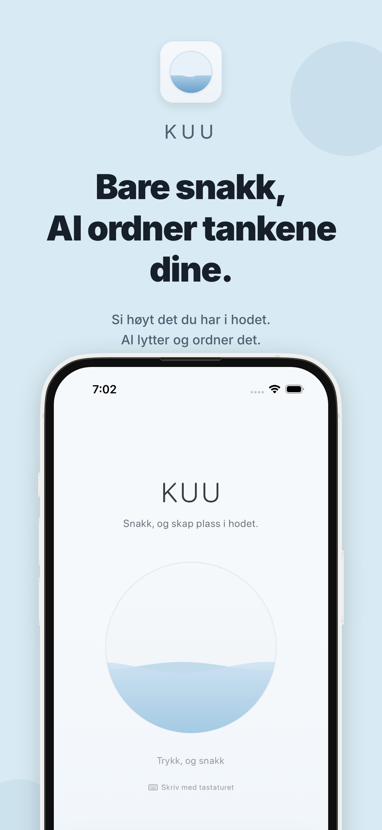 Skjermbilde av KUU-appen 1