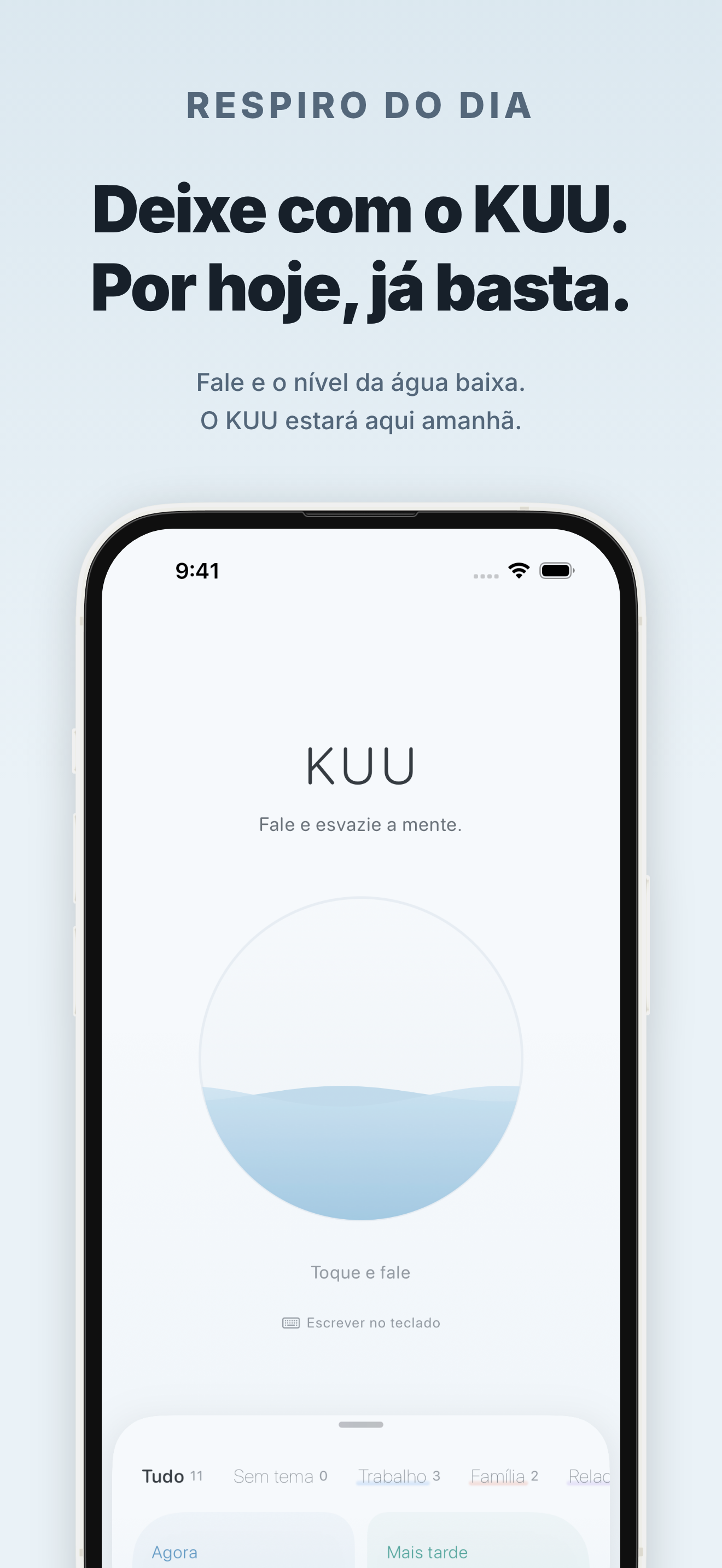 Tela do app KUU 8